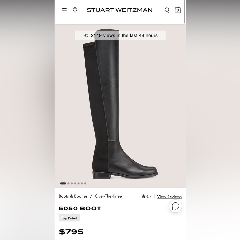Stuart Weirzman 5050 Boot- Never Worn!!!